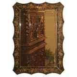 Painted Venetian Art Deco Mirror