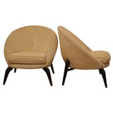 Pair of Stylish Lounge Chairs