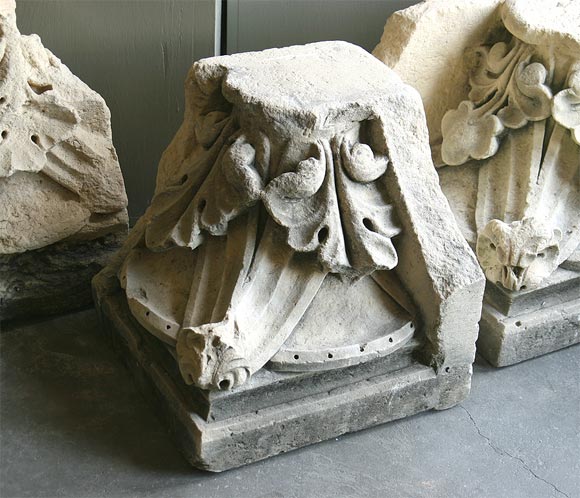Set of 16th Century Stone Capitals