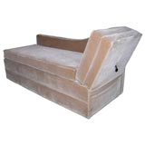 Reclining Hollywood Mohair Chaise