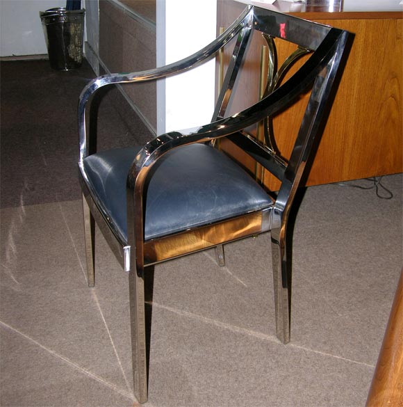 "Regency Arm Chair"  Designed by Karl Springer