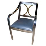 "Regency Arm Chair"  Designed by Karl Springer