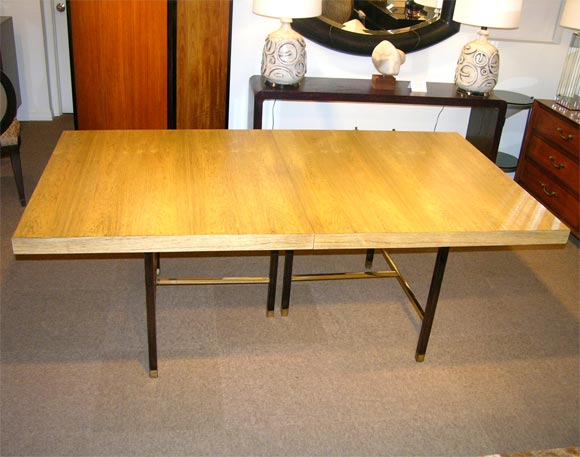 American Dining Table in Bleached Brazilian Rosewood by Harvey Probber
