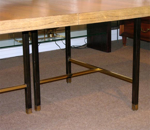 Mid-20th Century Dining Table in Bleached Brazilian Rosewood by Harvey Probber