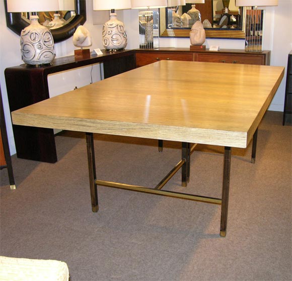 Dining Table in Bleached Brazilian Rosewood by Harvey Probber 2