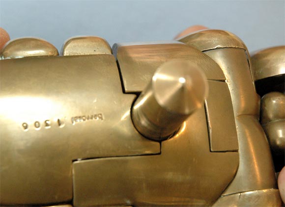 Brass Miguel Berrocal brass puzzle sculpture 