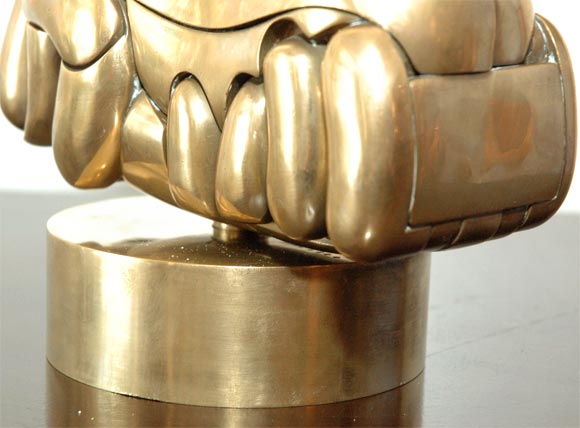 Miguel Berrocal brass puzzle sculpture 