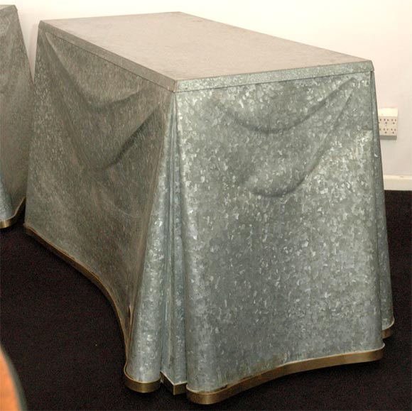 A Rare and Exceptional Pair of Drape Consoles by John Dickinson 4