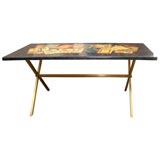 1950
s Piero Fornasetti coffee table.