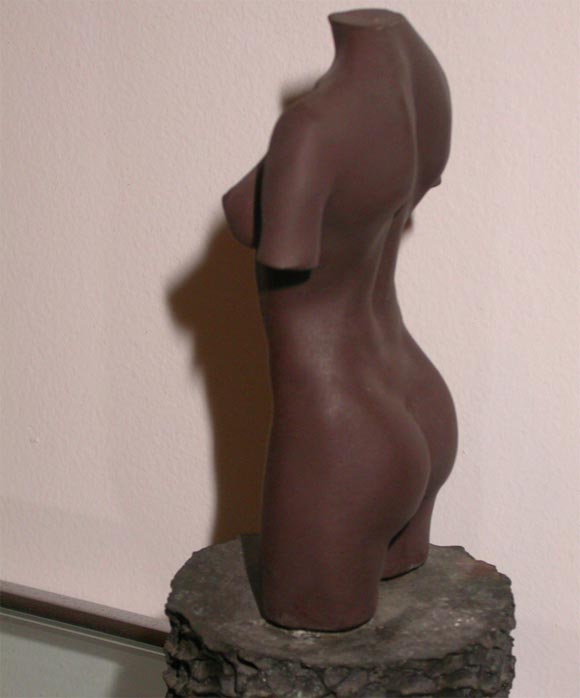 Bronze Robert Graham nude torso bronze.
