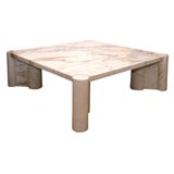 Gae Aulenti, Jumbo marble coffee table Reduced sale 50% off