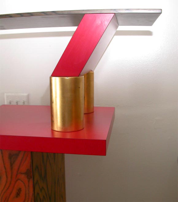 Wood Ettore Sottsass for Memphis Freemont Cabinet