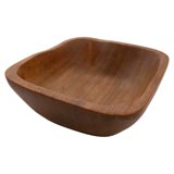 Carved Wood Bowl by Alexandre Noll