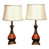 Pair of Egyptian Motif Table Lamps