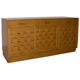 Edward Wormley for Dunbar Woven Front Cabinet