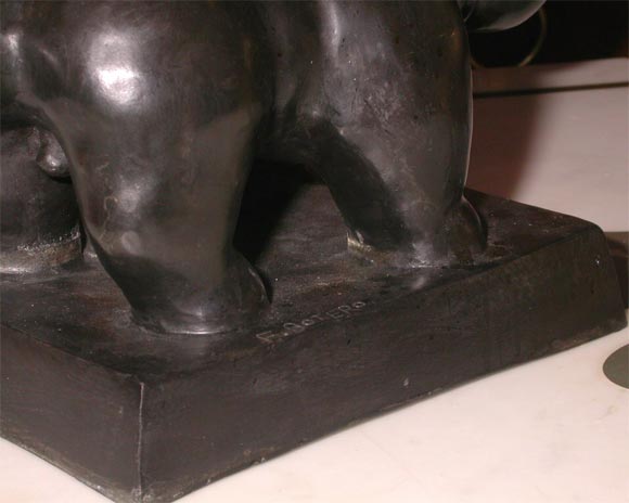Fernando Botero Bronze Feline 1