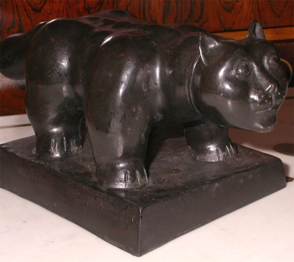 Fernando Botero Bronze Feline 2