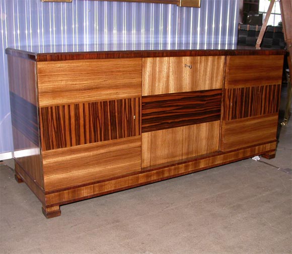 Art Deco macassar sideboard