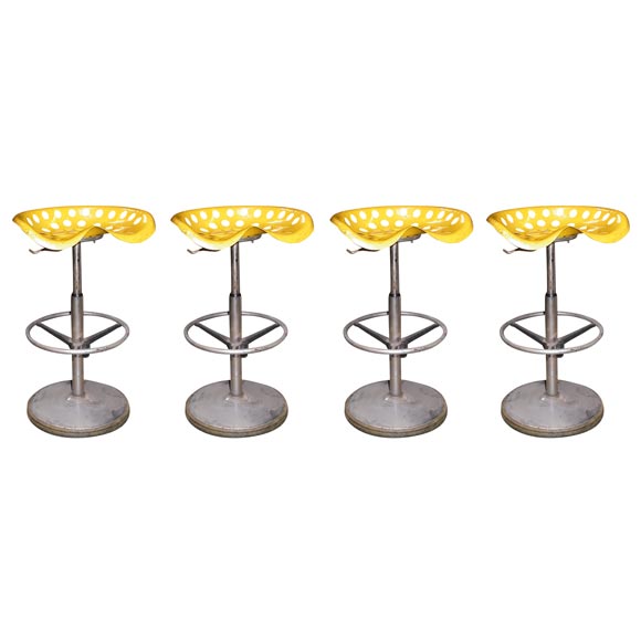 Set of bar stools Etienne Fermigier