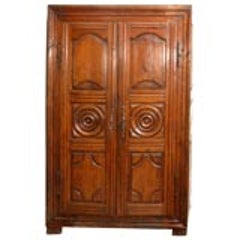 French Carved Cherrywood Armoire, circa 1780 10