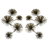 Pair of Curtis Jere wall appliques