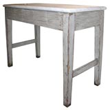 Antique Painted Console with Marble Top