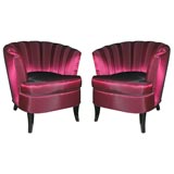 Vintage 1940
s Channel Back Chairs