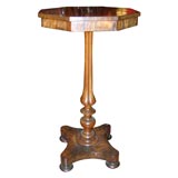 Octagonal William IV Rosewood End Table