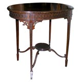 Mahogany Chippendale Style End Table