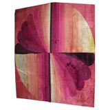 Decorative wall hanging or area rug. Retro Decorative wall hanging or area rug.