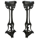 Pair of Georgian Carved Pedestals
