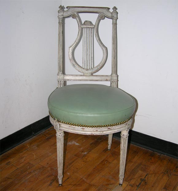 Set of 12 Lyre Back Louis XVI Style & Period Chairs by Jansen In Excellent Condition In New York, NY