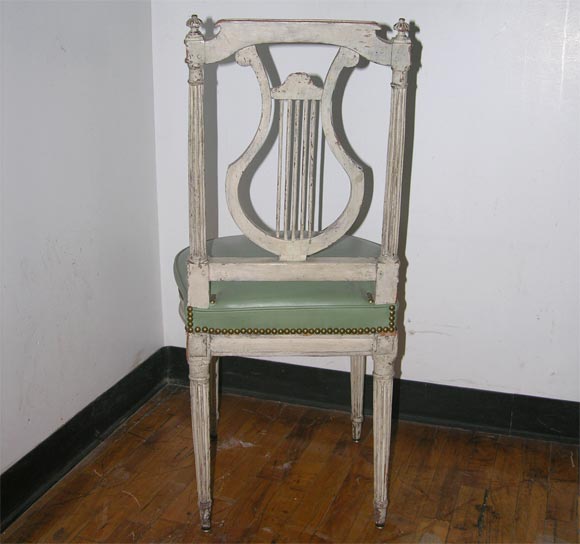 Set of 12 Lyre Back Louis XVI Style & Period Chairs by Jansen 1