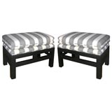 Pair of 1940
s Painted Benches