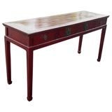 Antique 4 Drawer Writing Table