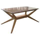 Dining table in the style of Maxime Old