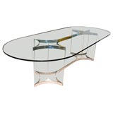 Fantastic Oval Dining Table by Alessandro Albrizzi