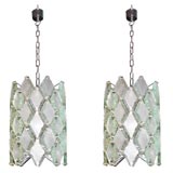 Pair of Exceptional Chandeliers by Fontana Arte