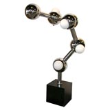 Italian Chrome Molecule Lamp