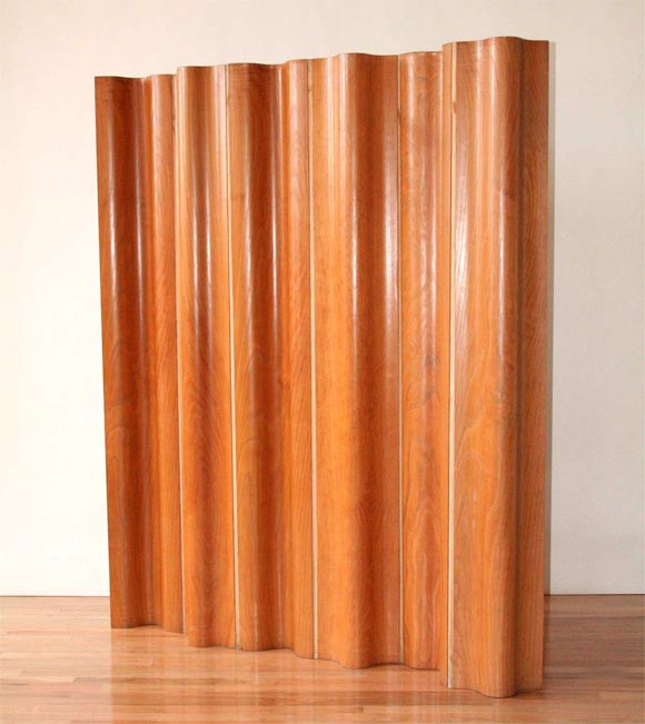 Eames molded plywood folding screen at 1stDibs