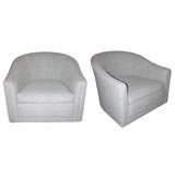 Set of Two Ward Bennett Lounge Chairs