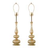 Pair of Gold Barovier Lamps  SALE 30% OFF