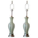 Pair of Murano Glass Lamps