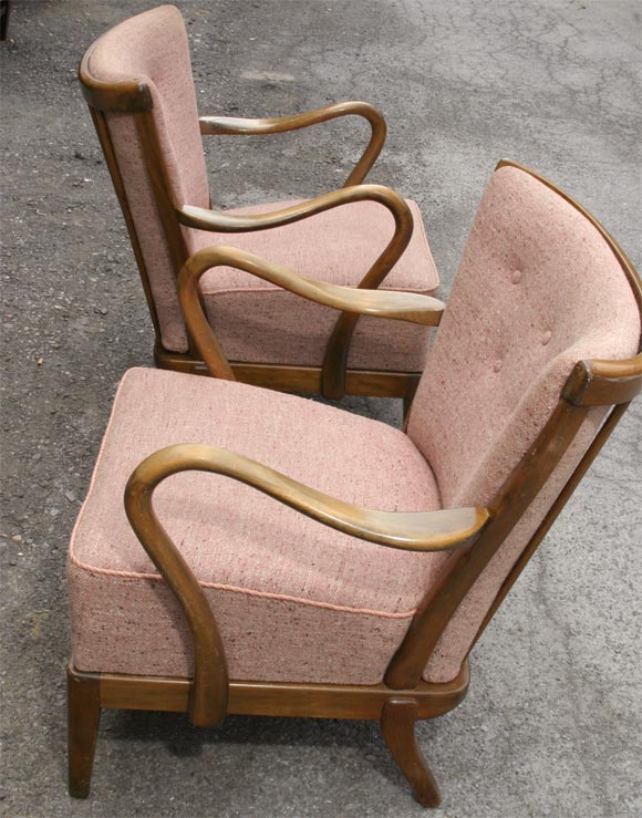 Pair of Tubby Armchairs 2