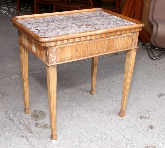 Louis Seize Tile Topped Table