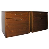 Pair of Jens Risom Hanging Bedside Tables