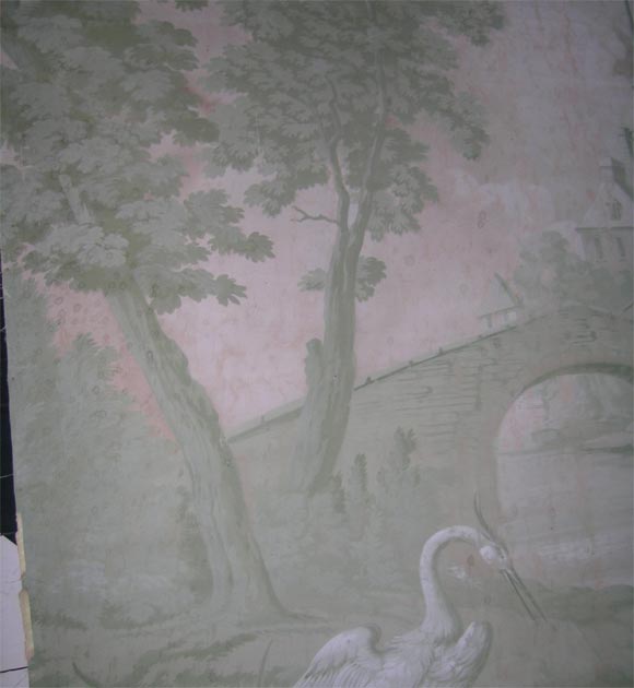 Öl auf Leinwand, Gemälde im Stil des Schlosses, Öl (18. Jahrhundert) im Angebot