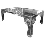 Lucite Library Table/Desk by Grosfeld House
