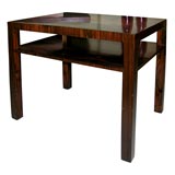 Palisander two tier side table