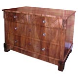 French Walnut Directoire Four drawer Chest